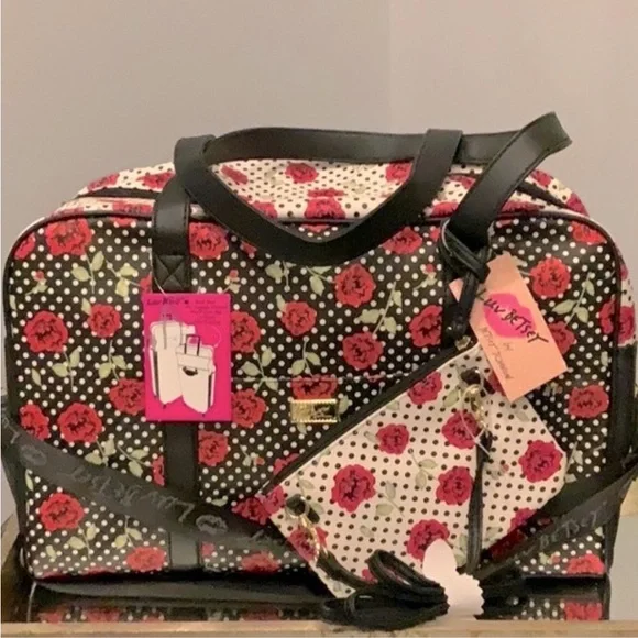 Betsey Johnson Weekender Bag and Crossbody Bag set NWT - Picture 10 of 16